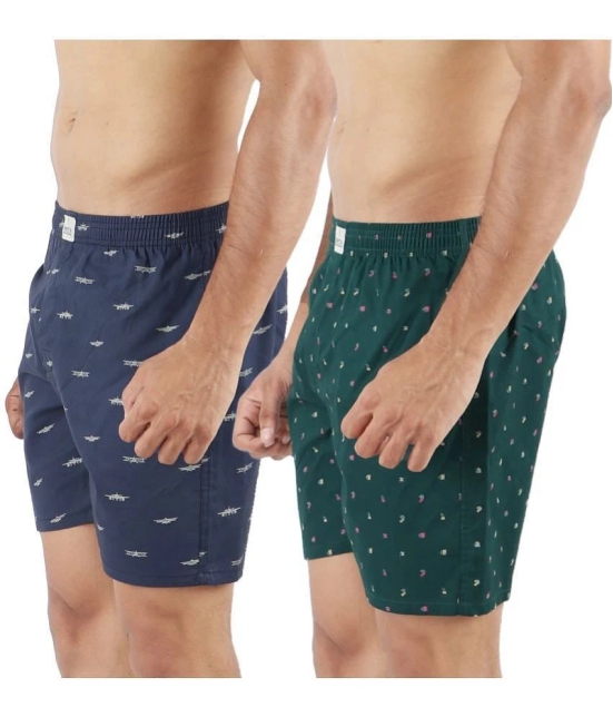 Men Boxer-(Pack of 2) Assorted - None