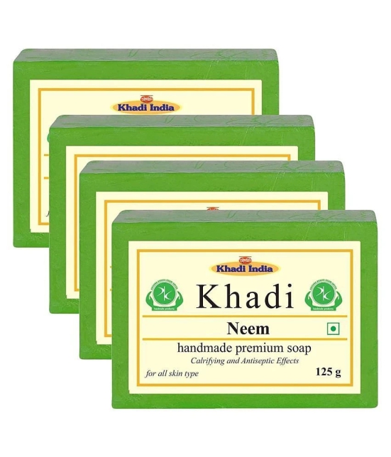 Premium Khadi Neem Soap 500 g Pack of 4