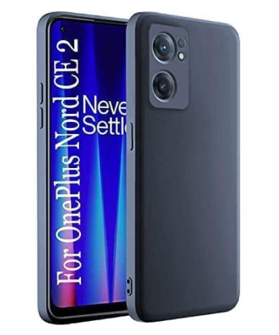 Winble OnePlus Nord CE 2 5G Back Cover Case Liquid Silicone (Gray)