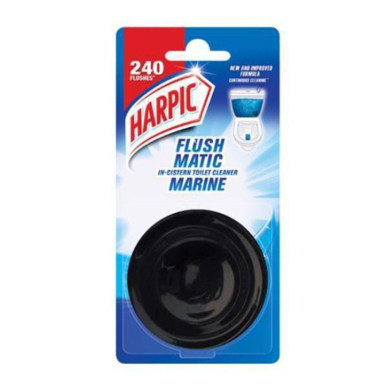 Harpic Flushmatic InCistern Toilet Cleaner Block Marine 50 Gms