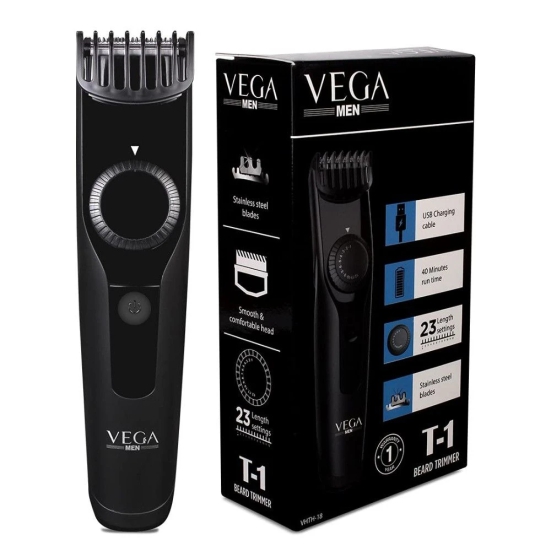 VEGA T-1 Beard Trimmer (VHTH-18), Black-27 pcs