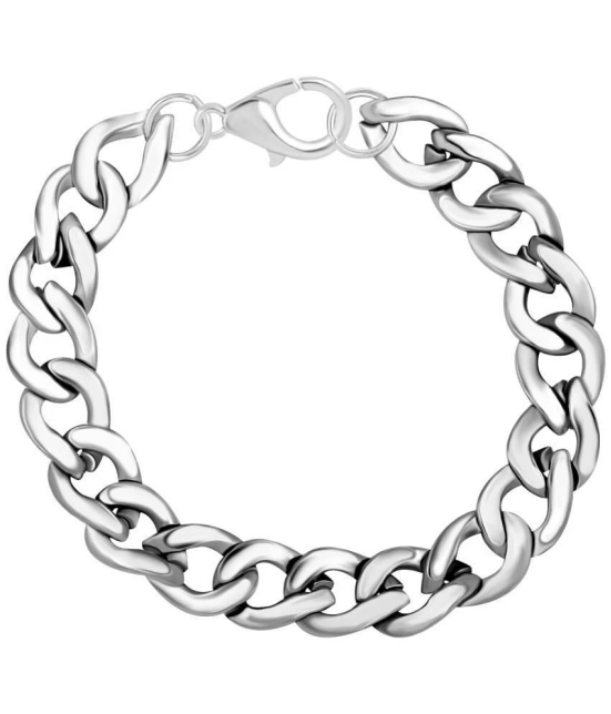 Silver Shine - Silver Bracelet ( Pack of 1 ) - None