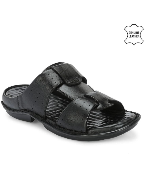 Leeport - Black Mens Sandals - None