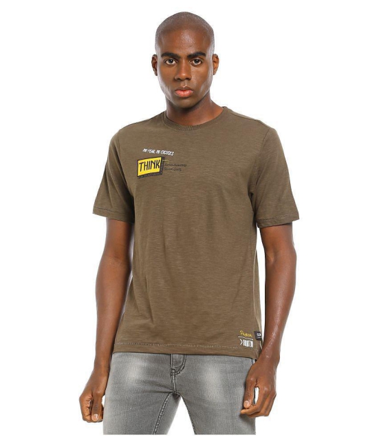 Colt Cotton Brown Solids T-Shirt Single Pack - None