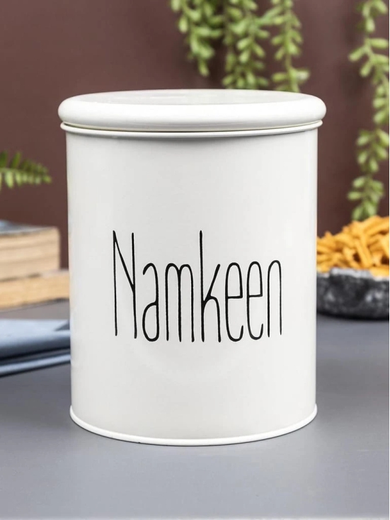 Namkeen Jar With Lid - (Off White, 1700mL)