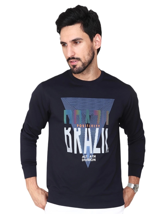 Albion Mens Cyan Navy T-Shirt