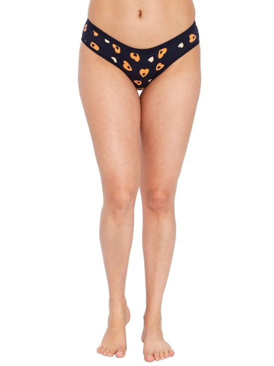 Jil Hearts Bikini-Navy Blue / XL