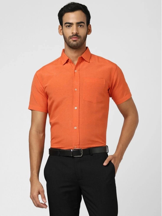 DESHBANDHU DBK - Orange Cotton Regular Fit Mens Casual Shirt ( Pack of 1 ) - None