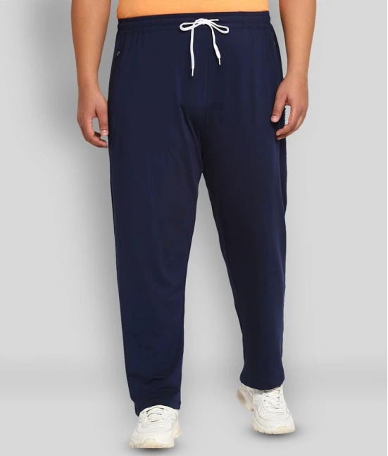 YUUKI - Navy Blue Polyester Mens Sports Trackpants ( Pack of 1 ) - 46