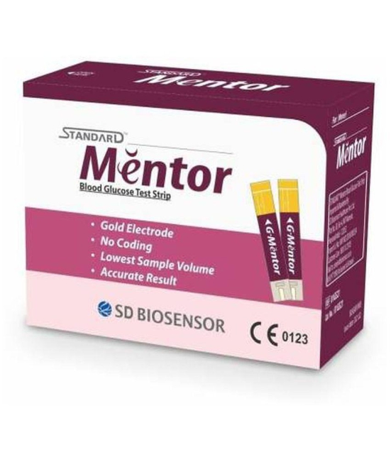 SD BIOSENSOR STANDARD MENTOR MENTOR Blood Glucose 50 Strip Mentor Test Strips Expiry Dec 2023