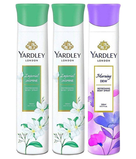 Yardley London Jasmine & Morning Deodorant Spray - For Women - 450ml