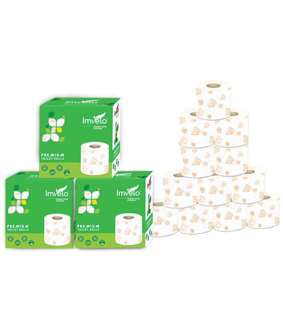 Imvelo - Paper Disposable Toilet Rolls ( Pack of 3 ) - 10m