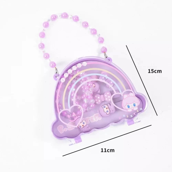 Happy Cloud Shape Fashionable Hair Accessories-Purple