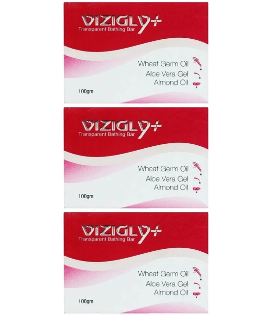 Vizigly Plus - Beauty Soap for Dry Skin ( Pack of 3 )