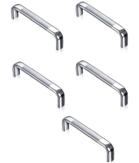 ONMAX Stainless Steel Capsule D Type Drawer, Almirah Wardrobe and Cabinet Handles 4 Inchs Pack of 5 Pcs (SSCB0104)