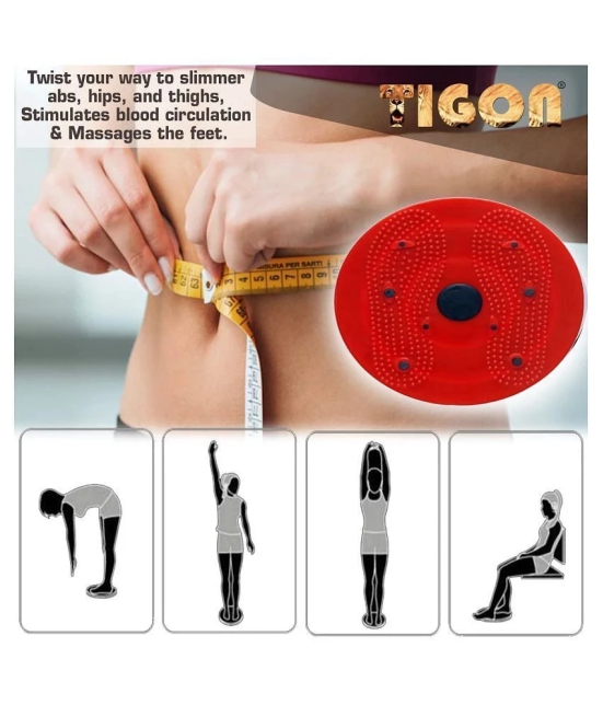 Tigon Tummy Twister Acupressure Twister (Magnets) Useful for Figure Tone-up Magnetic Twisting Machine Tummy Twister-Abdominal Trimmer-Waist Trimmer-Abs Exerciser-Body Toner-Fat Buster - Asso