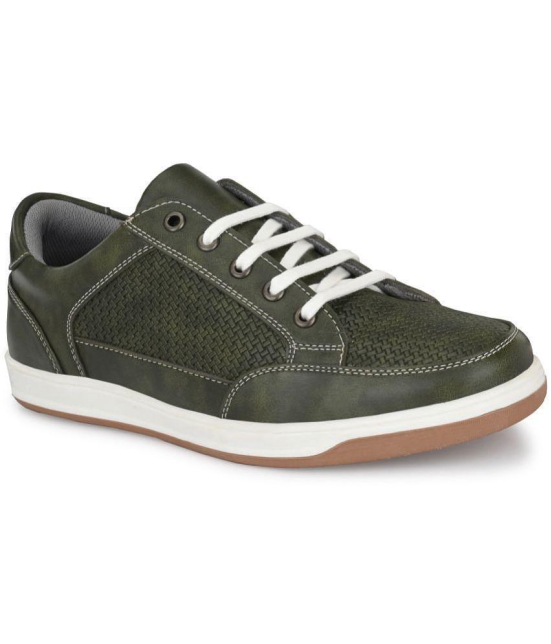 Leeport - Olive Mens Sneakers - None