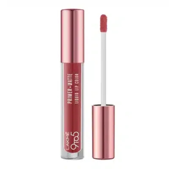 LAKMÃ‰ 9TO5 PRIMER + MATTE LIQUID LIP COLOR #SPICED CAPUCINO