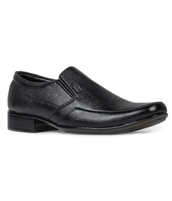 Action - Black Mens Slip On Formal Shoes - 6