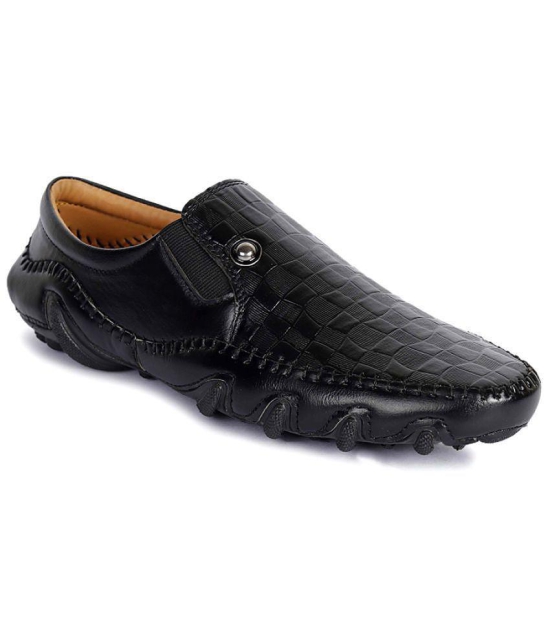 Aadi - Black Mens Slip on - 9