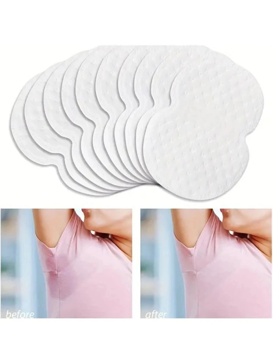 10pcs Sweat-Resistant Underarm Pads -Unscented, Absorbent Guards for Oily Skin - Summer Fresh, Deodorant Shields for Dress Shirts