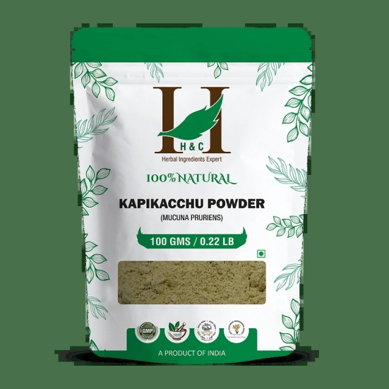 HC Herbal Ingredients Expert Kapikacchu Powder - 100 g-H&C Herbal Ingredients Expert Kapikacchu Powder - 100 g