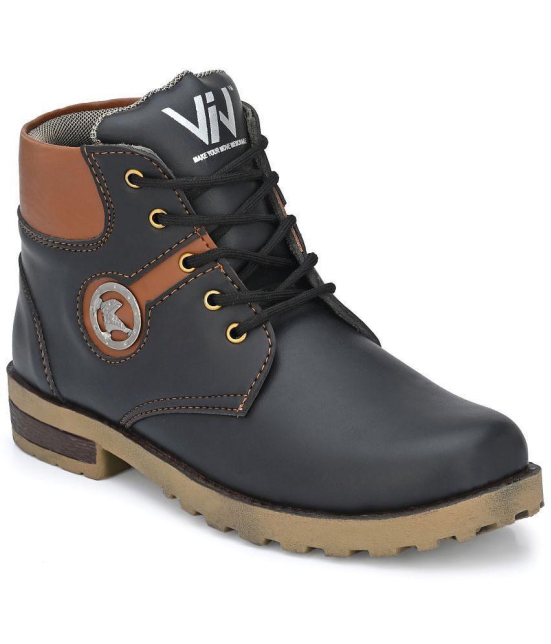 viv Black Men's Casual Boots - None