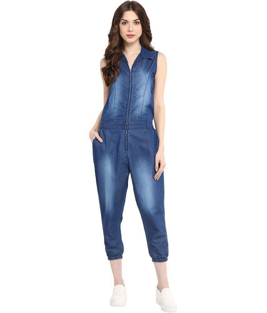 StyleStone Blue Denim Jumpsuit - Single - None