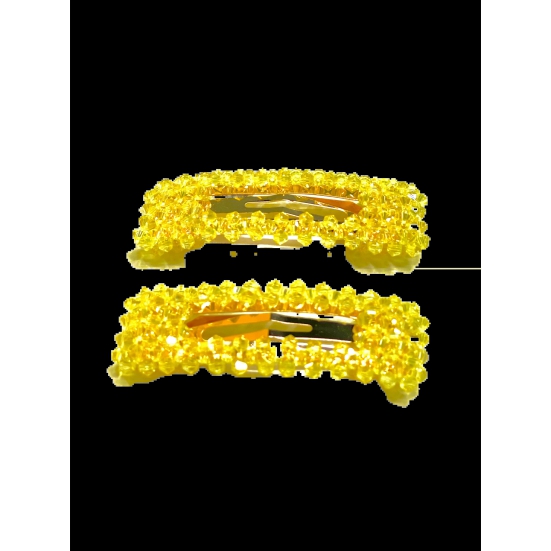 Flaunt Your Style - Rectangular Crystal Tic Tacs-Tuscan Yellow