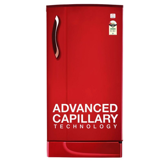 Godrej 180 L 1 Star Advanced Capillary Technology Direct Cool Single Door Refrigerator (RD 190A WHF WN RD, Wine Red)