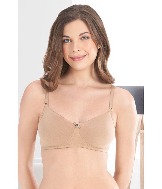 Amante Cotton Seamless bra - Beige Single - 32B