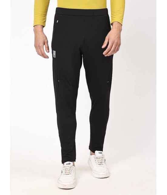 Dida Sportswear Black Polyester Mens Sports Trackpants ( Pack of 1 ) - None