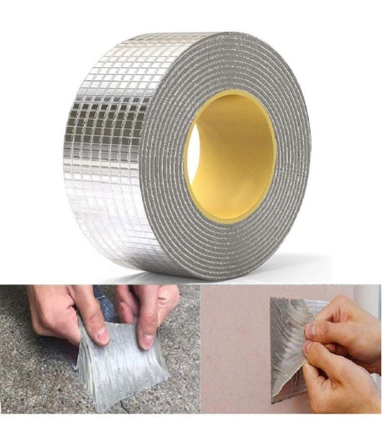 VVORAA - Silver Single Sided Flax Tape ( Pack of 1 )