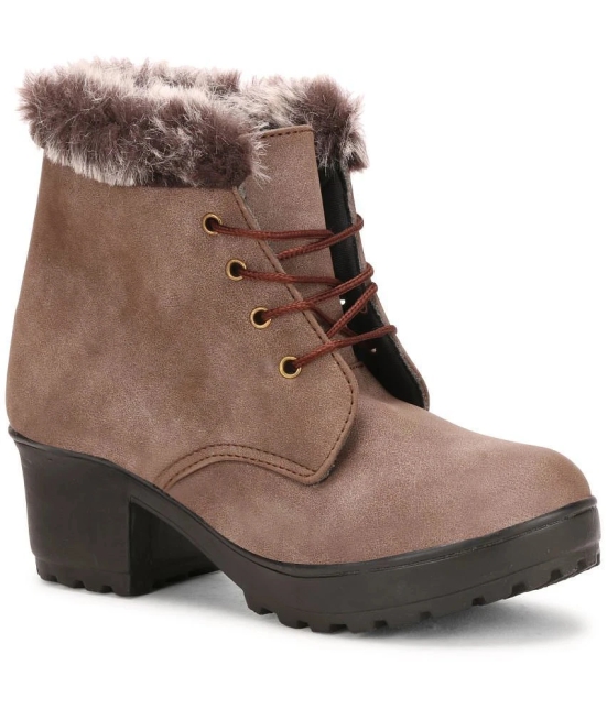 Saheb - Brown Womens Ankle Length Boots - None