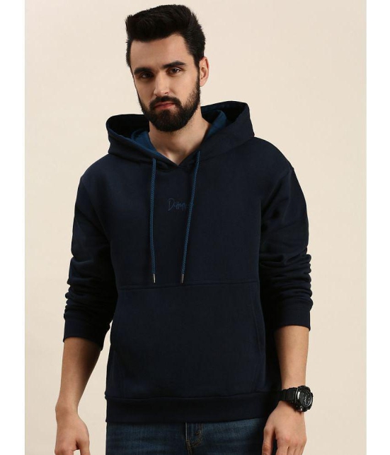 Difference of Opinion - Navy Fleece Oversized Fit Mens Sweatshirt ( Pack of 1 ) - None