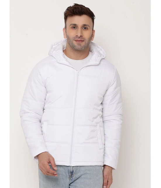 9TY3REE Polyester Mens Puffer Jacket - White ( Pack of 1 ) - None