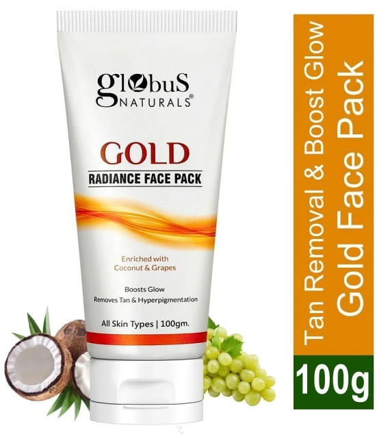 Globus Naturals Gold Radiance Face Pack, 100gm