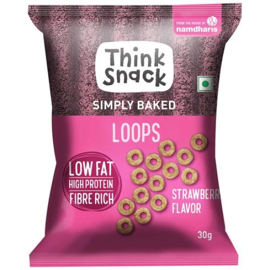 Think Snack Loop With Strawberry, 30 Gm