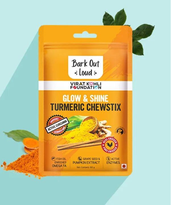 Glow & Shine Turmeric Chewstix-Pack of 2