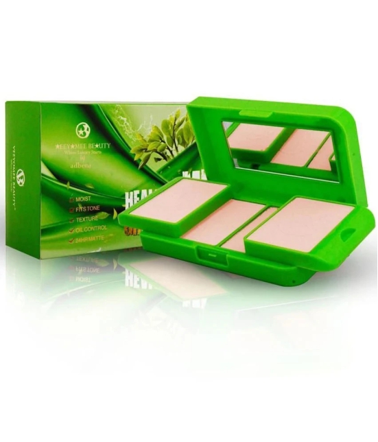 Adbeni 5 in 1 Green Tea Compact Powder 40gm | Healthy Mix Moist, Fits Tone & Texture , (Shade-01)