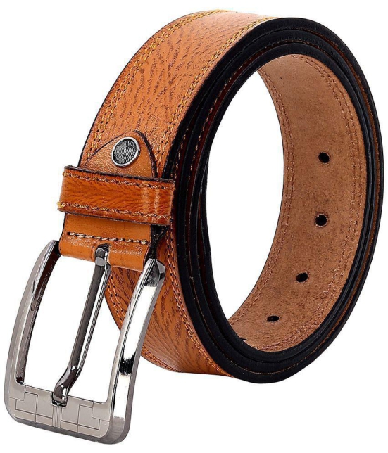 Leather World - Leather Men's Casual Belt ( Pack of 1 ) - None