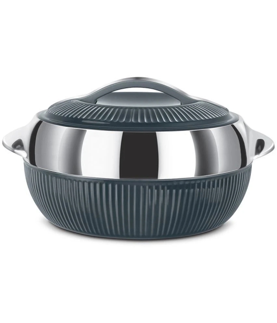 Milton Fiesta 2500 Insulated Inner Stainless Steel Casserole, 2240 ml, Grey Silver - Grey