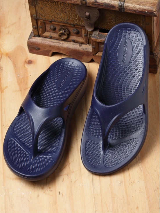 Red Tape Casual Sliders for Men | Refined Round-Toe Shape with a Relaxing Slip-On Support