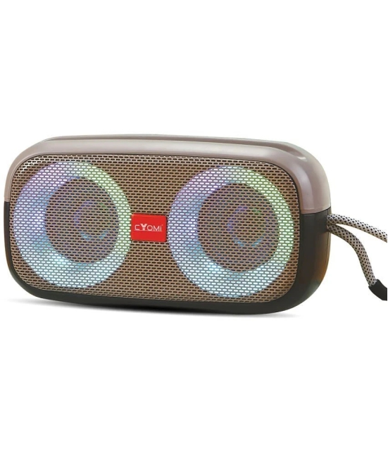 CYOMI MAX 650 GREY 10 W Bluetooth Speaker Bluetooth V 5.1 with USB,SD card Slot,3D Bass Playback Time 8 hrs Grey - Grey