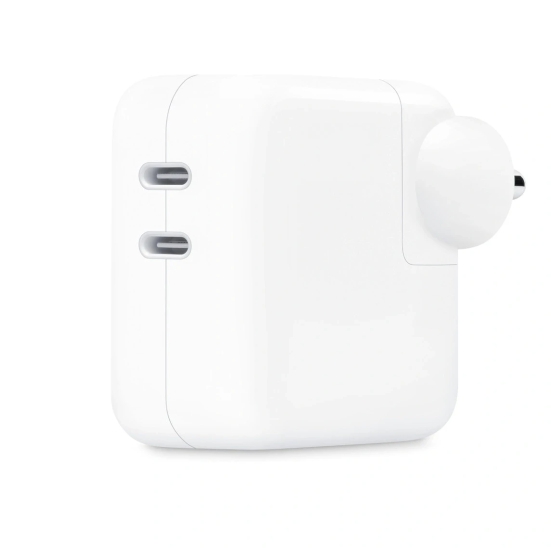 APPLE A2676 35W DUAL USB-C PORT POWER ADAPTER (Color - White) by ZALANI COLLECTION NX