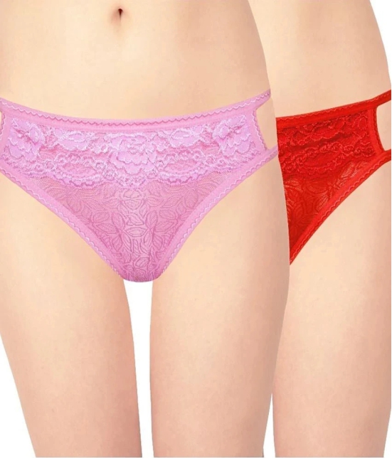 Selfcare Pink Net Panties - S