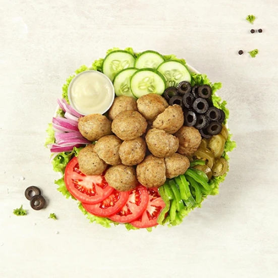 Chicken Meatball Salad