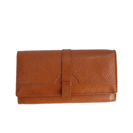 Women Trendy Brown Genuine Leather Wallet (PDS/LDB/23/0006P)