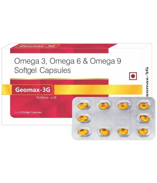 Leeford Geomax-3G Omega Softgel Capsules Pack of 4