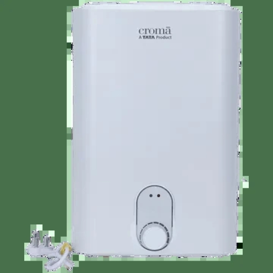 Croma 25 Litres 5 Star Storage Water Geyser (2000 Watts, White)